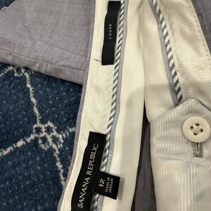 Banana Republic Gray Straight Leg Pants